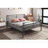 SEQUOIA, lit - métal - sommier inclus - 3 tailles