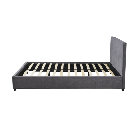 ROTIN, lit - simili cuir - sommier inclus - 2 tailles - 2 finitions