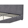 ROTIN, lit - simili cuir - sommier inclus - 2 tailles - 2 finitions