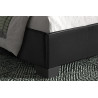ROTIN, lit - simili cuir - sommier inclus - 2 tailles - 2 finitions