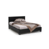 ROTIN, lit - simili cuir - sommier inclus - 2 tailles - 2 finitions