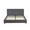 ROTIN, lit - simili cuir - sommier inclus - 2 tailles - 2 finitions