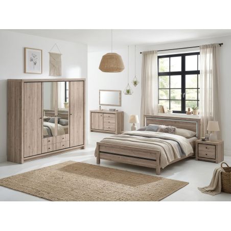Commode GREGORY avec 1 porte et 3 tiroirs