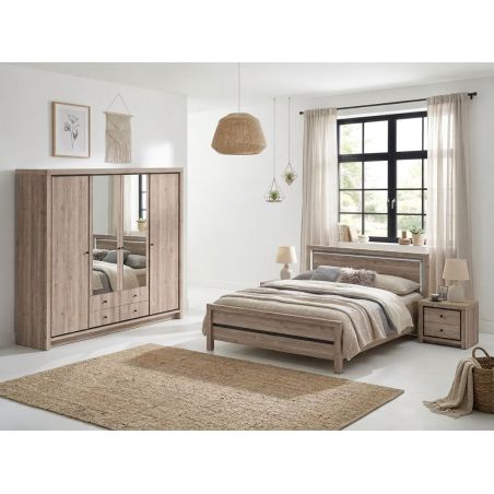 Chambre adulte complète GREGORY avec lit 160 cm