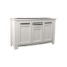 Buffet MALAGA 175 cm - Chêne et céramique grise - Girardeau