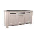 Buffet MALAGA 203 cm - Chêne et céramique grise - Girardeau