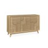 Buffet RIVAGE 170 cm - Chêne ton brut, décor gouge - Girardeau