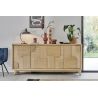 Buffet RIVAGE 224 cm - Chêne ton brut, décor gouge - Girardeau