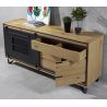 Buffet SUNSET 205 cm - Chêne et métal perforé - Girardeau