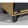 Buffet SUNSET 230 cm - Chêne et métal perforé - Girardeau