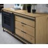 Buffet SUNSET 230 cm - Chêne et métal perforé - Girardeau