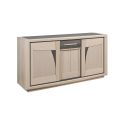 Buffet FARO 190 cm - Chêne et céramique grise - Girardeau