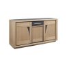 Buffet FARO 190 cm - Chêne et céramique grise - Girardeau