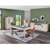 Buffet FARO 230 cm - Chêne et céramique grise - Girardeau