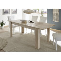 Table à allonge CARO CHENE 137(+48)/90 cm