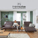 Canapé d'angle 321 cm Lounger 4905 en cuir avec 1 chaise longue électrique de la marque HIMOLLA