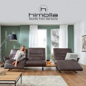 Canapé d'angle 351 cm Lounger 4905 en cuir avec 2 relax électriques et 1 chaise longue électrique de la marque HIMOLLA