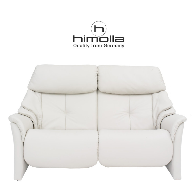 Canapé 2 places fixes 173 cm CUMULY 4217 en cuir de la marque HIMOLLA