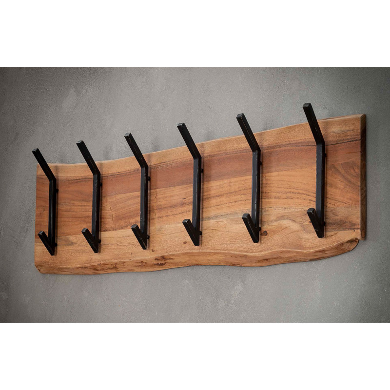 Porte manteaux mural ou vestiaire ancien en bois | Coucou Retro