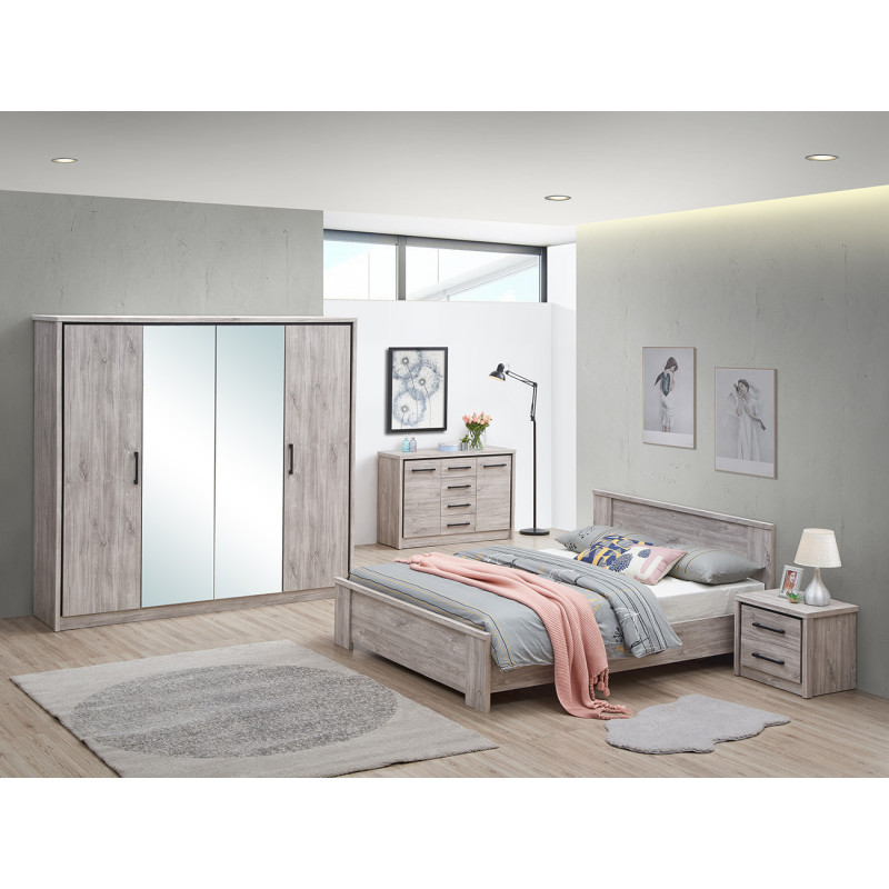Chambre adulte complète CELIA de style contemporain
