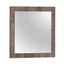 Mirroir carré 55 cm CALINE en décor chêne d'automne