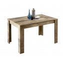 Table à manger extensible Burga 137 cm (+48) en décor Pero
