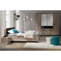Chambre adulte CALLISTO en décor chêne clair