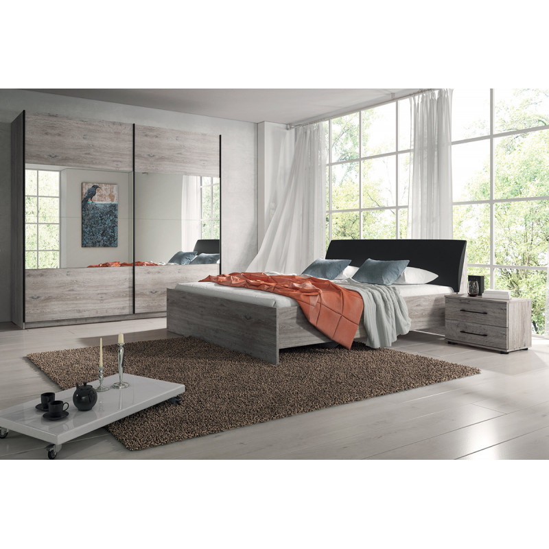Chambre adulte MANON en décor chêne chateau