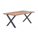 Table de salle à manger ELIOTT avec pieds x proposée en deux dimensions