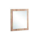 Miroir carré 55 cm ELIOTT SORELLA en décor chêne industriel